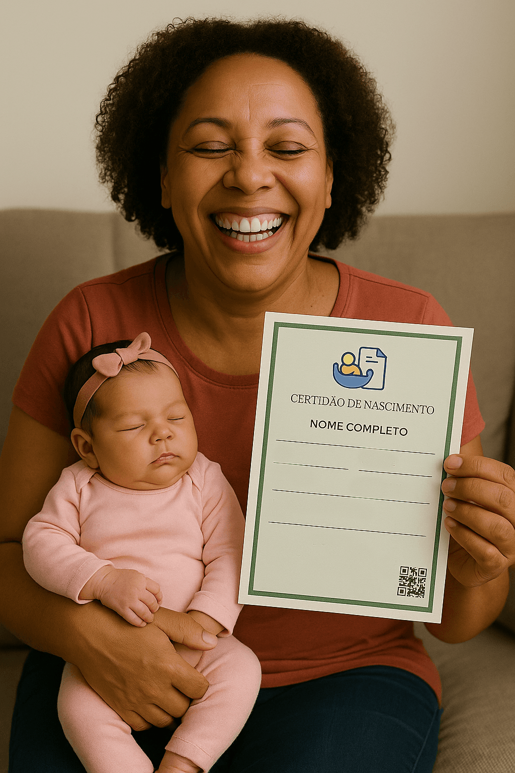 Certidão de nascimento reborn